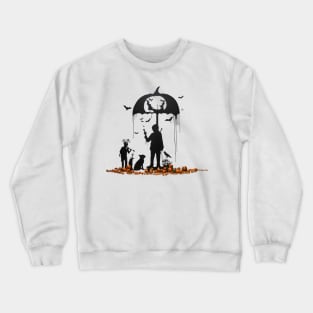 Halloween and Peace Crewneck Sweatshirt